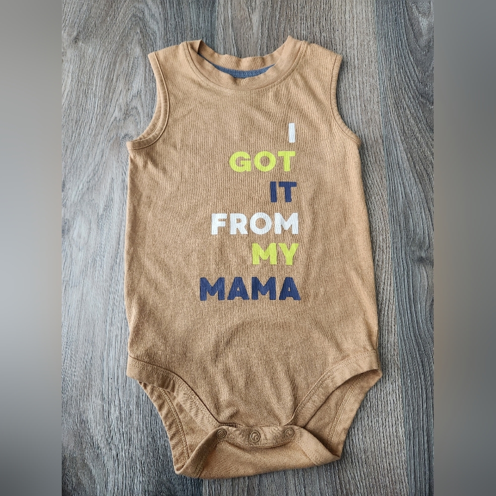 Okie Dokie Graphic Sleeveless Onesie‎ Size 18 Months